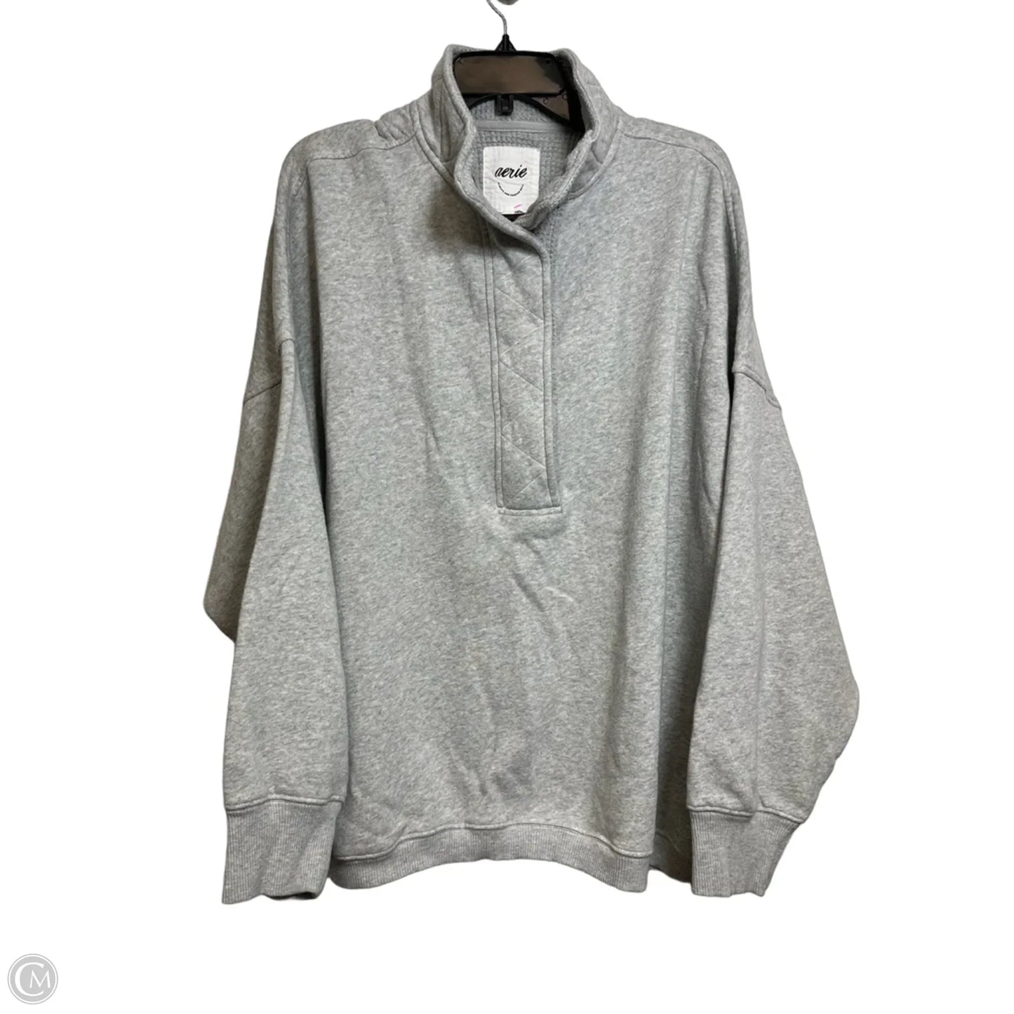 Sweatshirt Collar By Aerie In Grey, Size: Xl