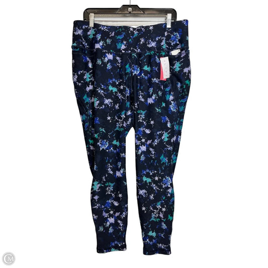 Athletic Leggings By Livi Active In Navy, Size: 1x