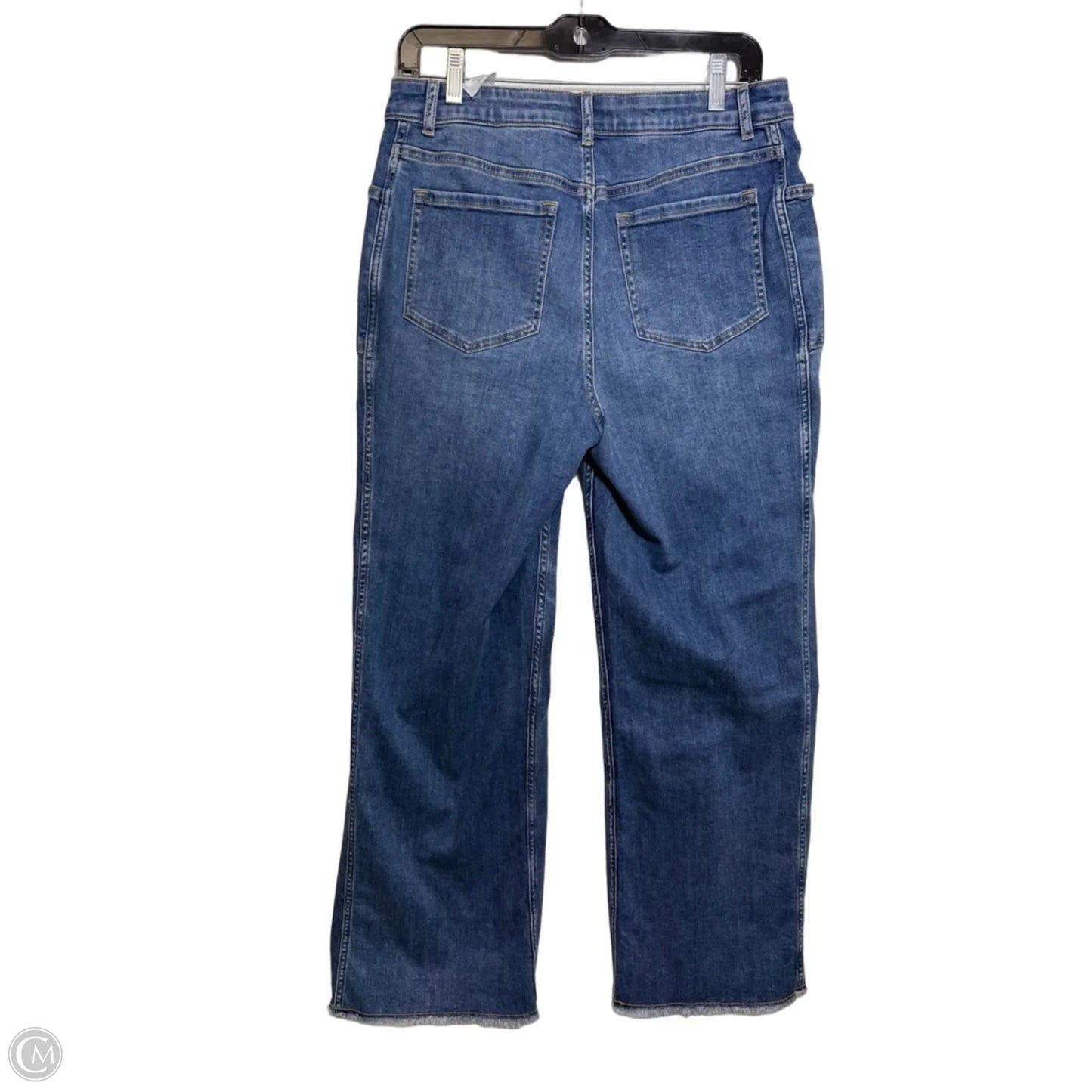 Jeans Wide Leg By Logo In Blue Denim, Size: 10