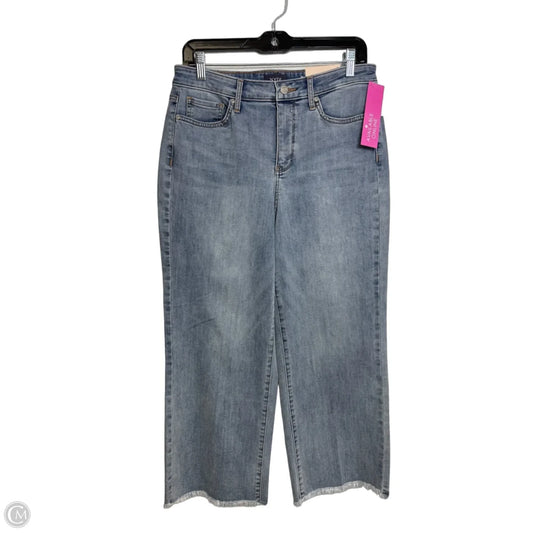 Jeans Cropped By Not Your Daughters Jeans In Blue Denim, Size: 8