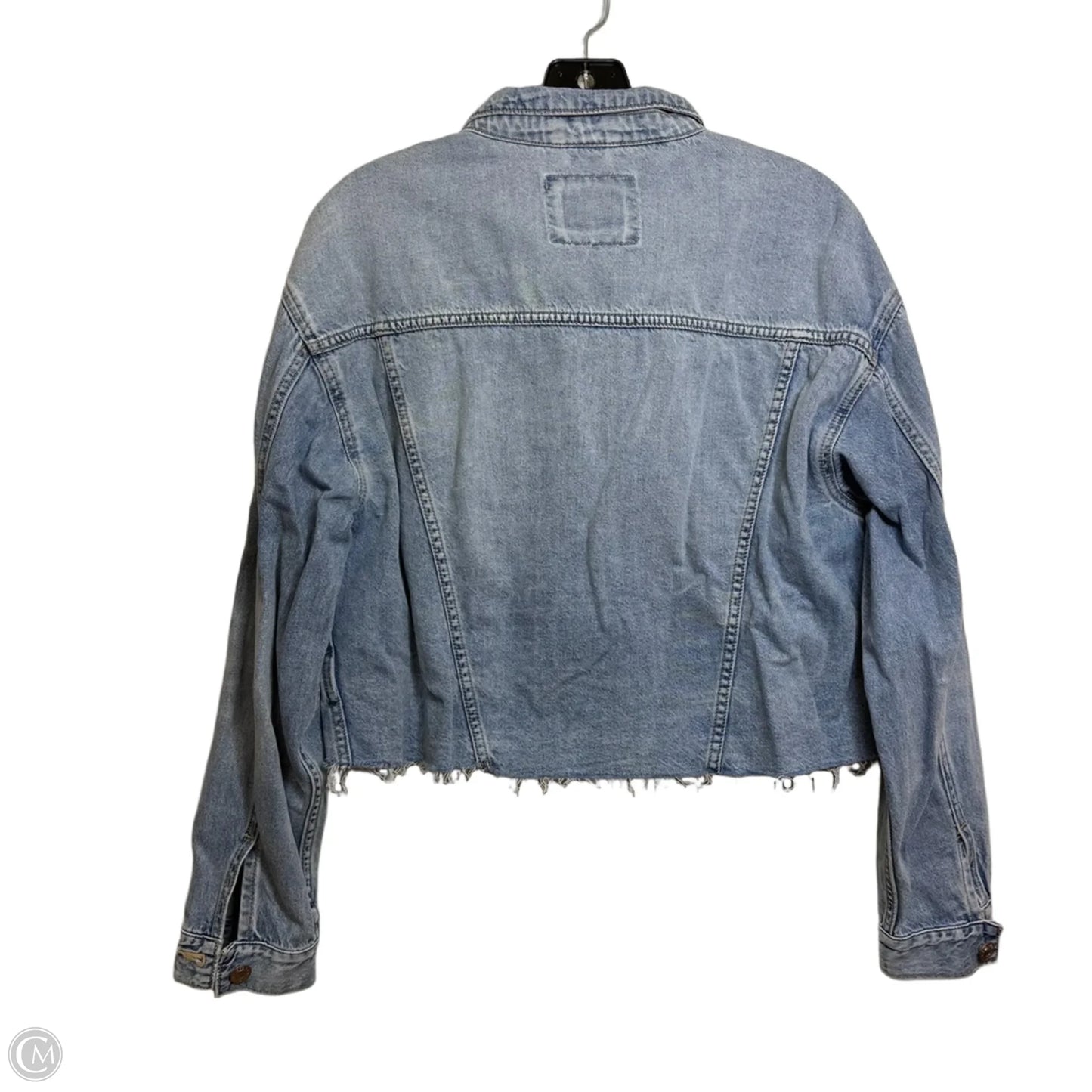 Jacket Denim By American Eagle In Blue Denim, Size: M