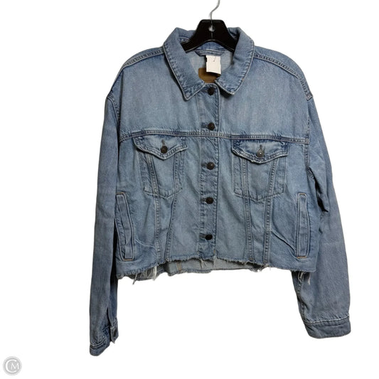 Jacket Denim By American Eagle In Blue Denim, Size: L