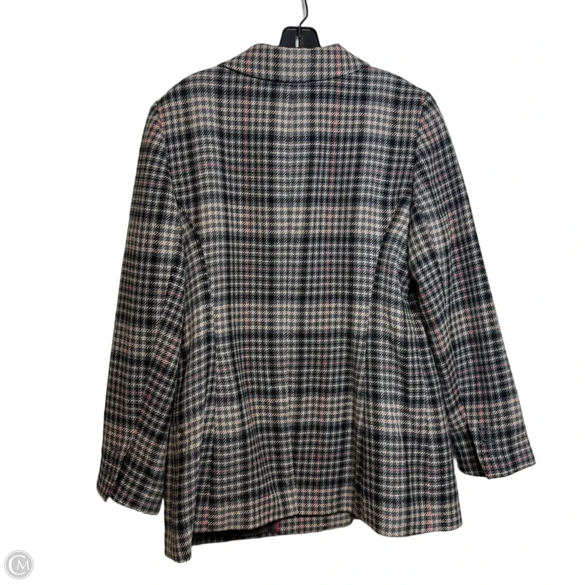 Blazer By Talbots In Plaid Pattern, Size: 14