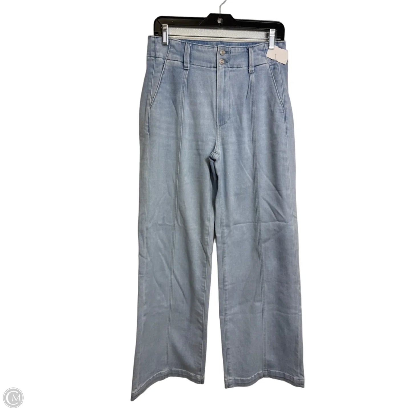 Jeans Wide Leg By Paige In Blue Denim, Size: 6