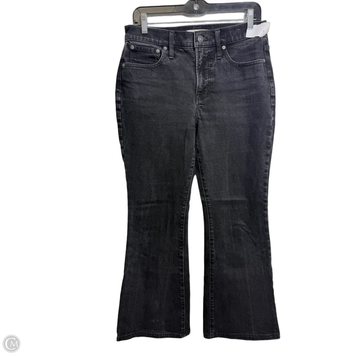 Jeans Flared By Madewell In Black Denim, Size: 6p
