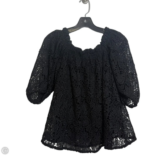 Top Short Sleeve By Maeve In Black, Size: Xs