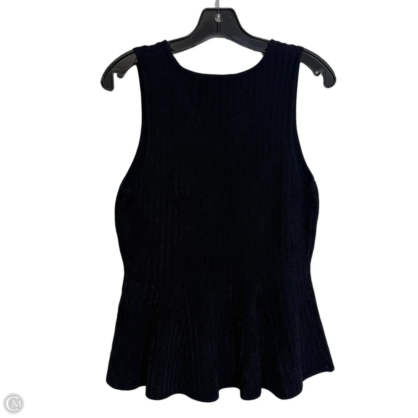 Top Sleeveless By Ann Taylor In Navy, Size: M