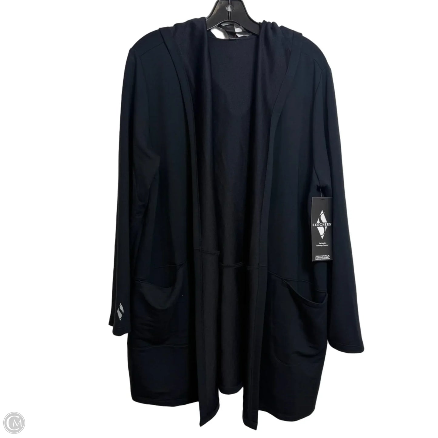 Cardigan By Skechers In Black, Size: Xl