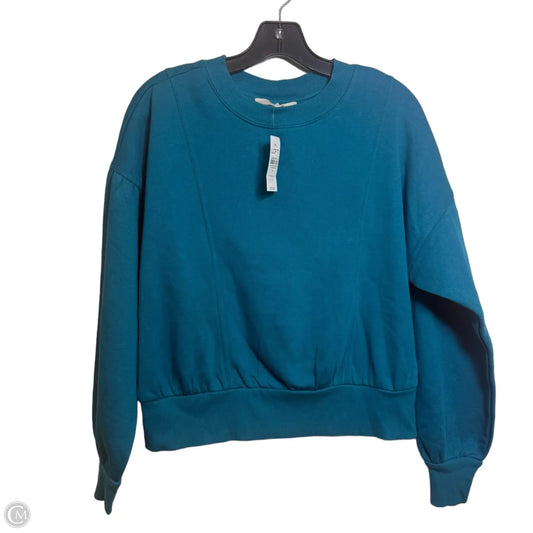 Sweatshirt Crewneck By Loft In Teal, Size: S
