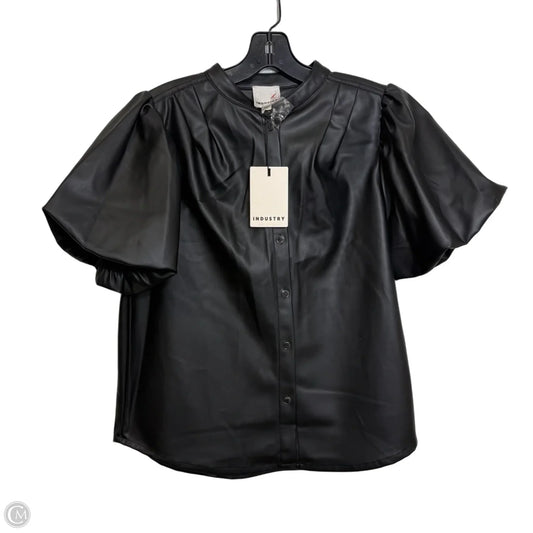 Top Short Sleeve By Industry In Black, Size: M