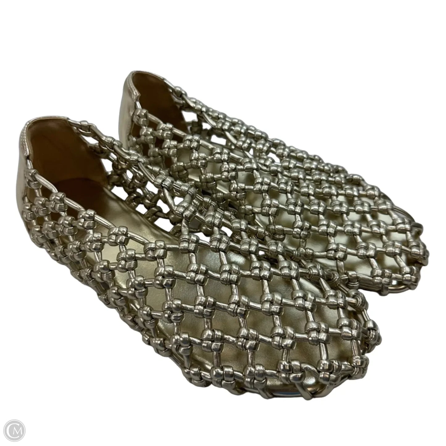 Shoes Flats By Cme In Gold, Size: 8.5