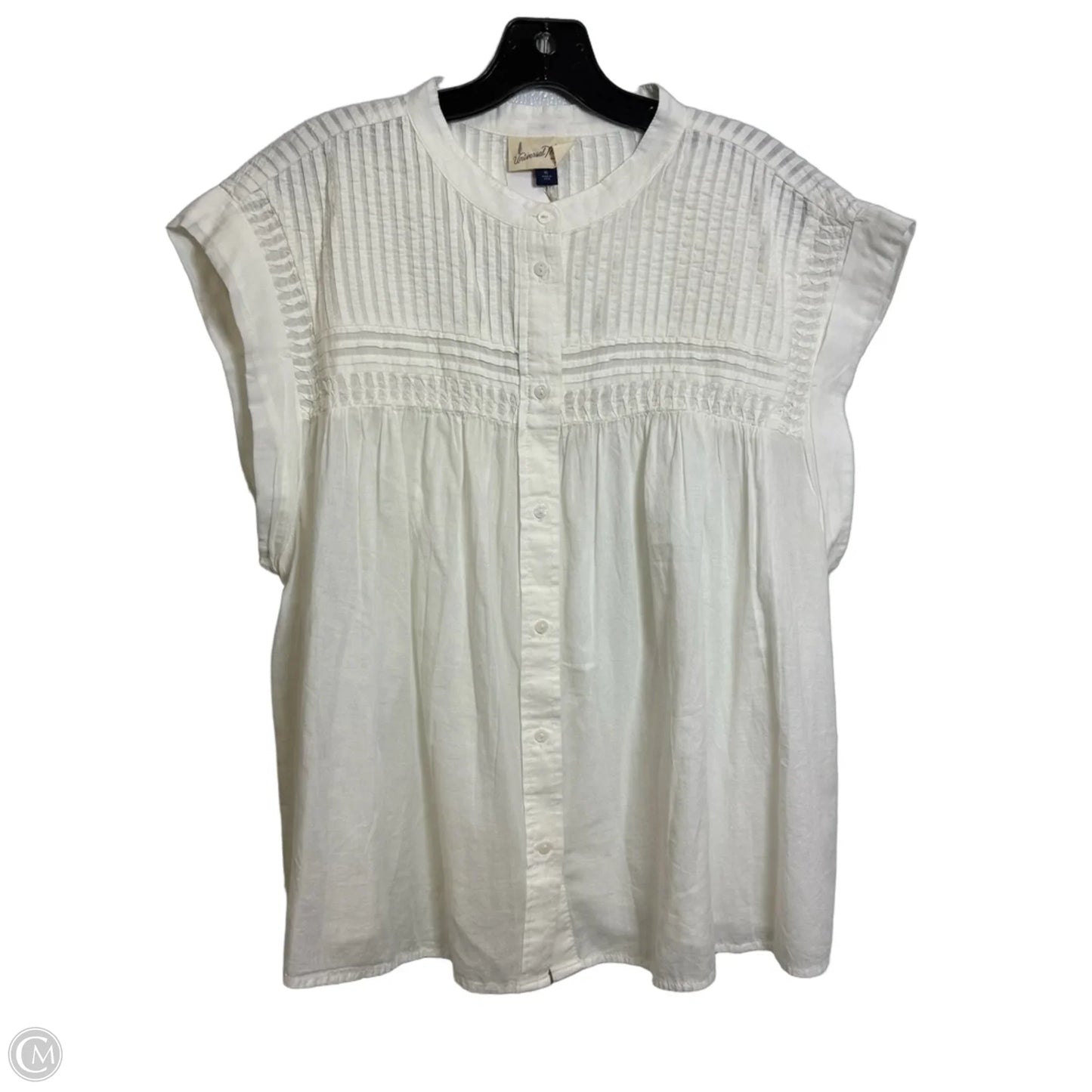 Top Sleeveless By Universal Thread In White, Size: Xl