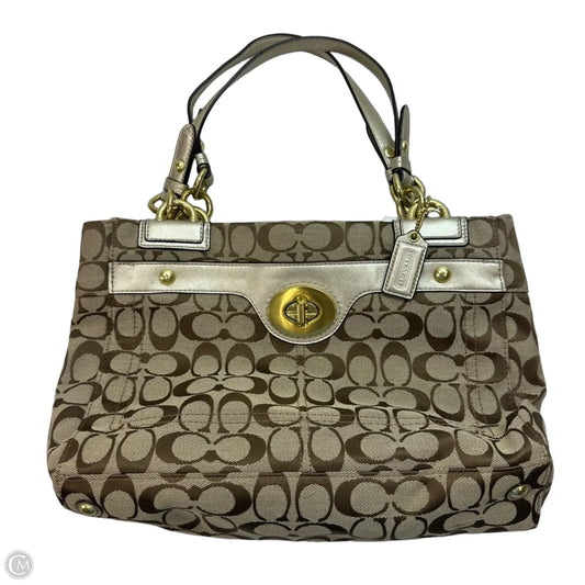 Handbag Designer By Coach, Size: Medium