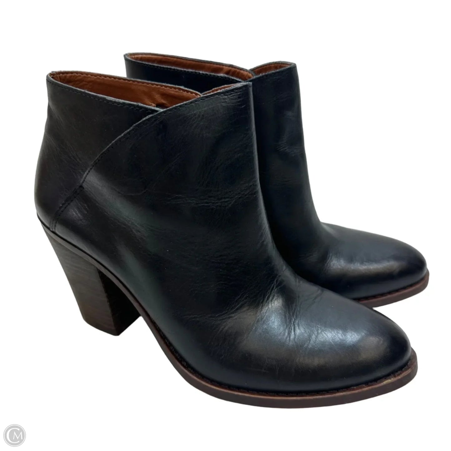 Boots Ankle Heels By Lucky Brand In Black, Size: 10