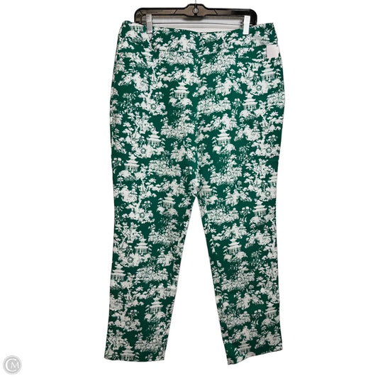 Pants Cropped By Soft Surroundings In Green, Size: L