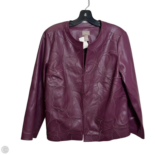Blazer By Chicos In Purple, Size: M