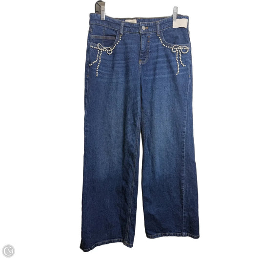 Jeans Wide Leg By Pilcro In Blue Denim, Size: 6