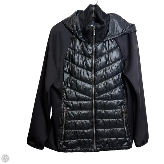 Jacket Puffer & Quilted By Calvin Klein In Black, Size: L