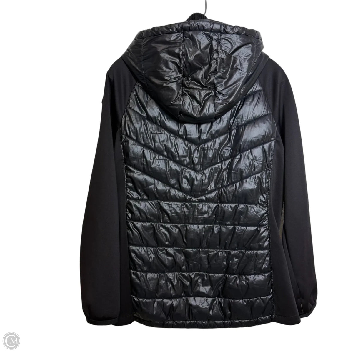 Jacket Puffer & Quilted By Calvin Klein In Black, Size: L