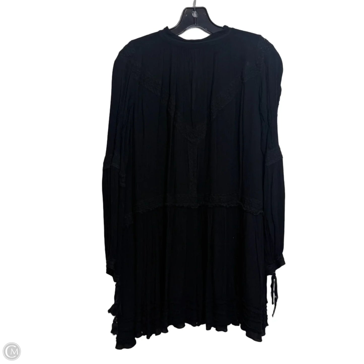 Top Long Sleeve By Free People In Black, Size: S