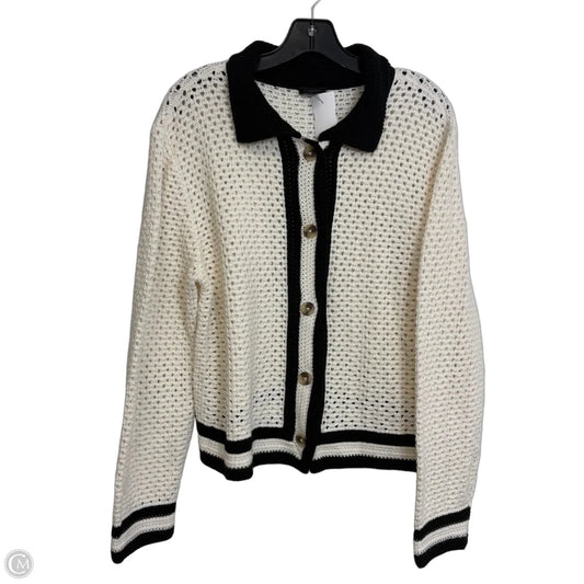 Cardigan By Ann Taylor In Ivory, Size: Xl