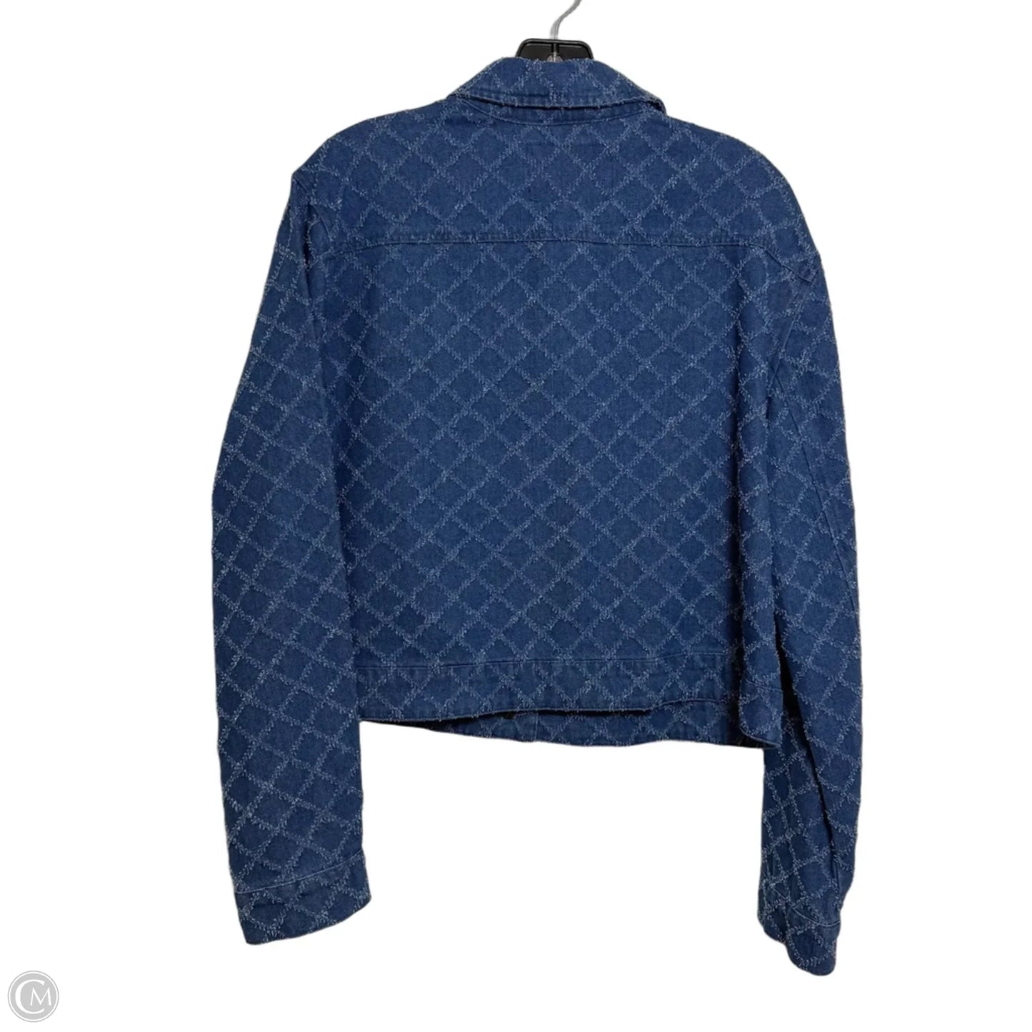 Jacket Denim By Solitaire In Blue Denim, Size: S