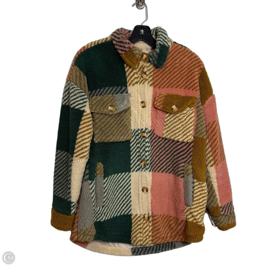 Jacket Shirt By Thread And Supply In Plaid Pattern, Size: Xs