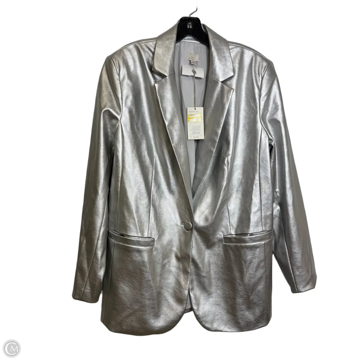Blazer By A New Day In Silver, Size: L