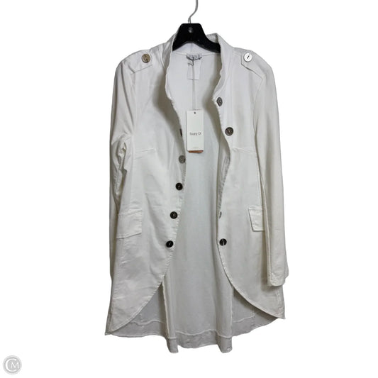 Blazer By Clothes Mentor In Ivory, Size: L