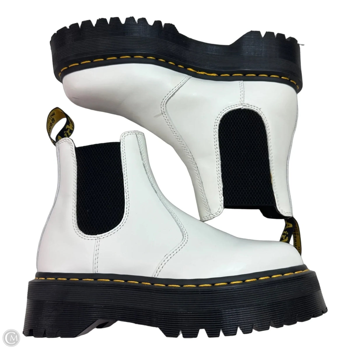 Boots Designer By Dr Martens In White, Size: 8