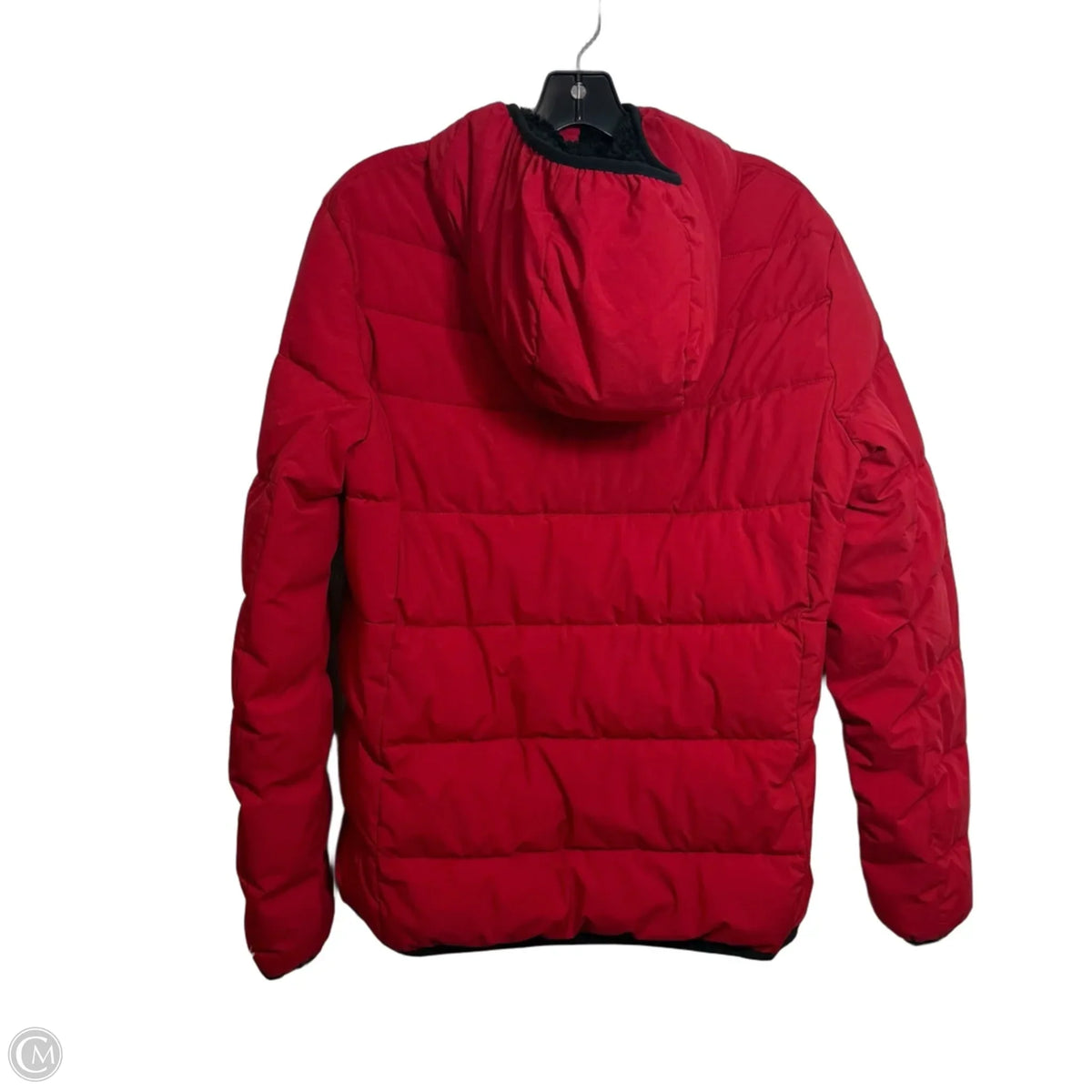 Jacket Puffer & Quilted By Calvin Klein In Red, Size: S