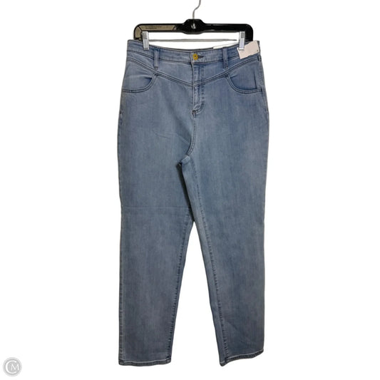 Jeans Straight By Inc In Blue Denim, Size: 12