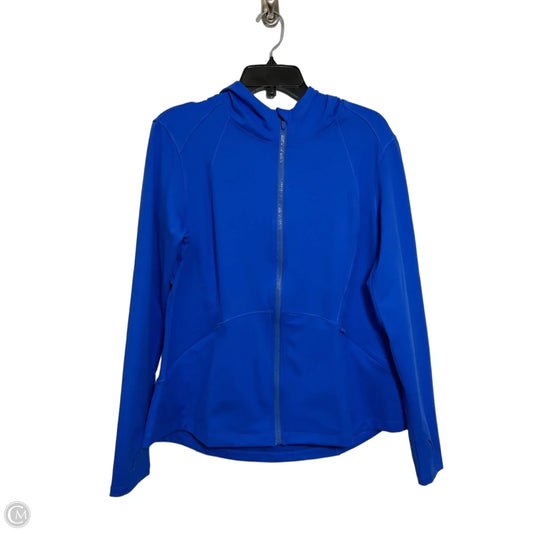 Athletic Jacket By Spyder In Blue, Size: Xl