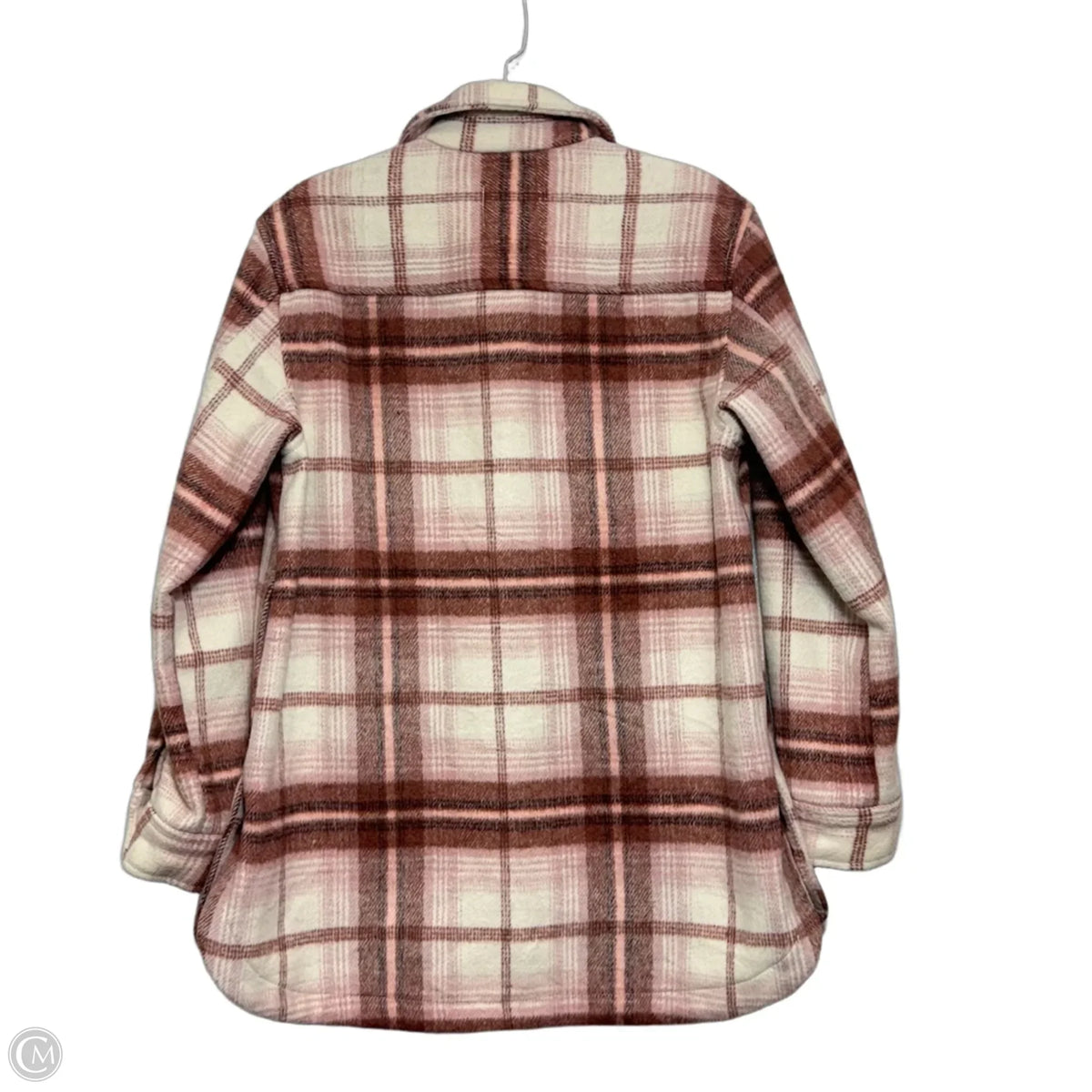 Jacket Shirt By Old Navy In Plaid Pattern, Size: Xs