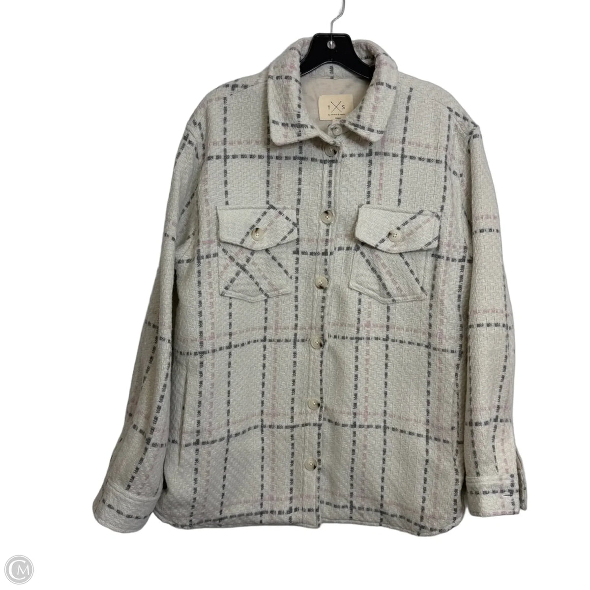Jacket Shirt By Thread And Supply In Ivory, Size: L