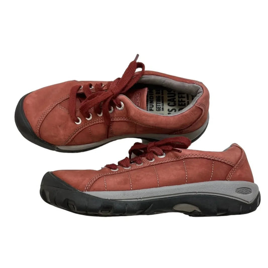 Shoes Flats By Keen In Red, Size: 10