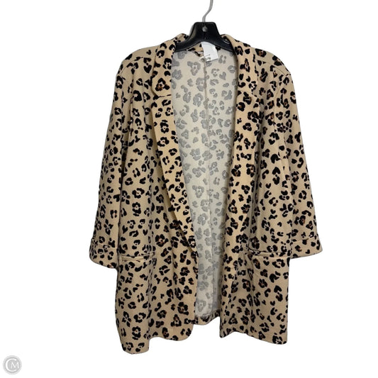 Blazer By Maurices In Animal Print, Size: 2x