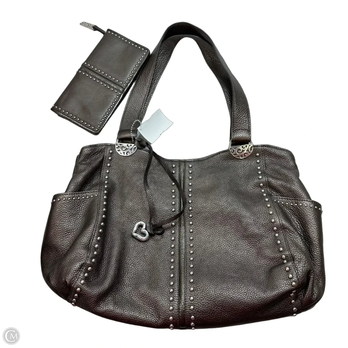Handbag & matching wallet Designer By Brighton, Size: Medium