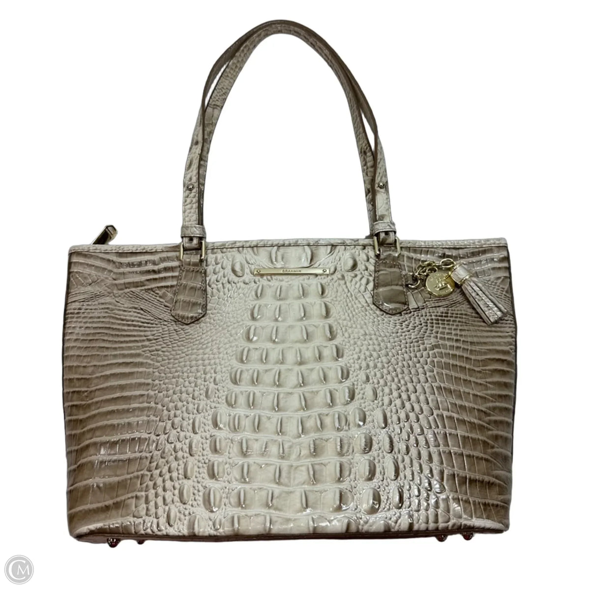 Handbag Designer By Brahmin, Size: Medium