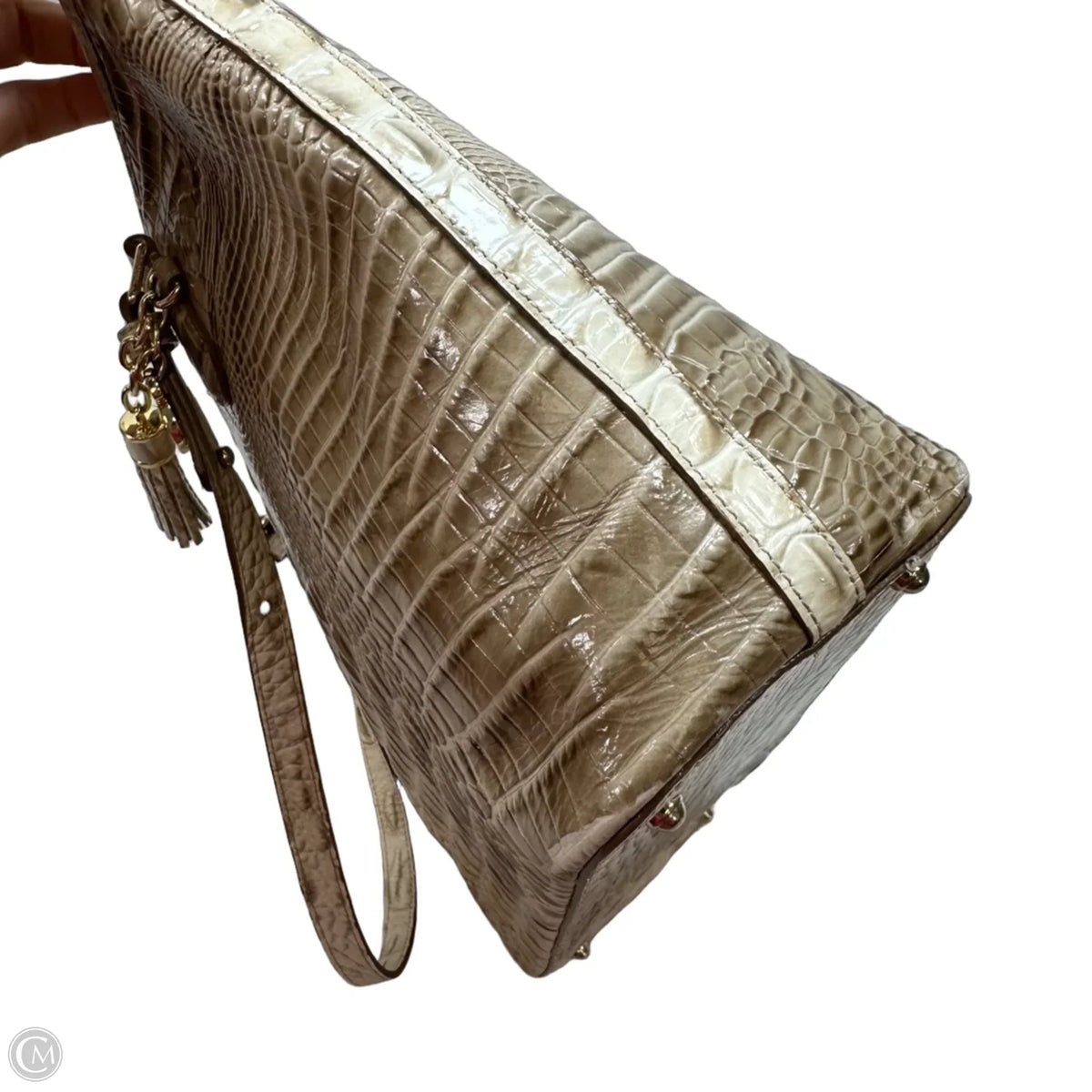 Handbag Designer By Brahmin, Size: Medium
