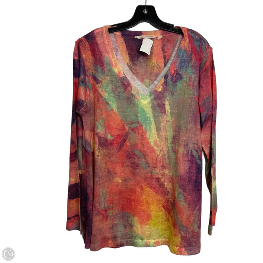 Top Long Sleeve By Soft Surroundings In Multi-colored, Size: Xl