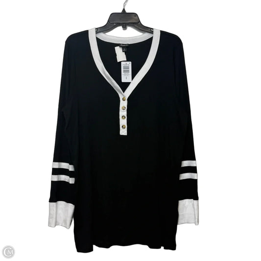 Top Long Sleeve By Torrid In Black, Size: 4