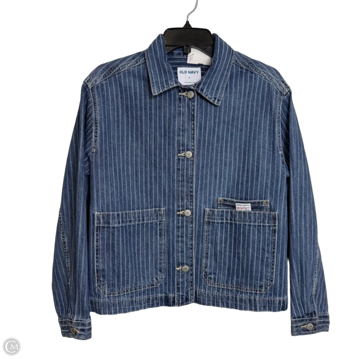 Jacket Denim By Old Navy In Blue Denim, Size: M