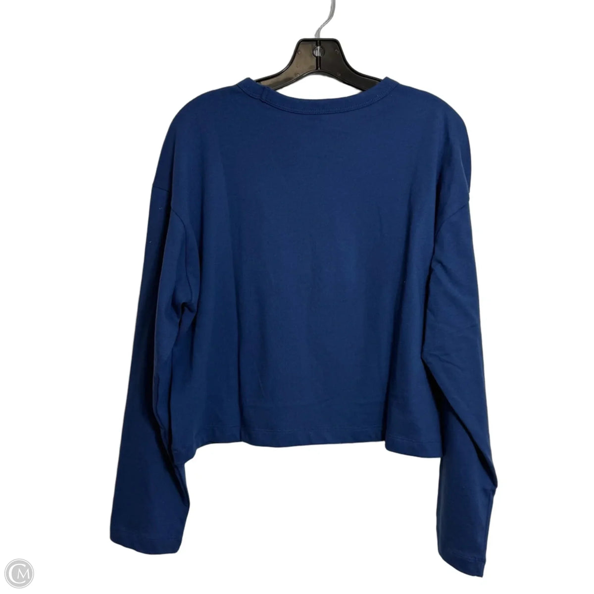 Top Long Sleeve Basic By Gap In Blue, Size: S