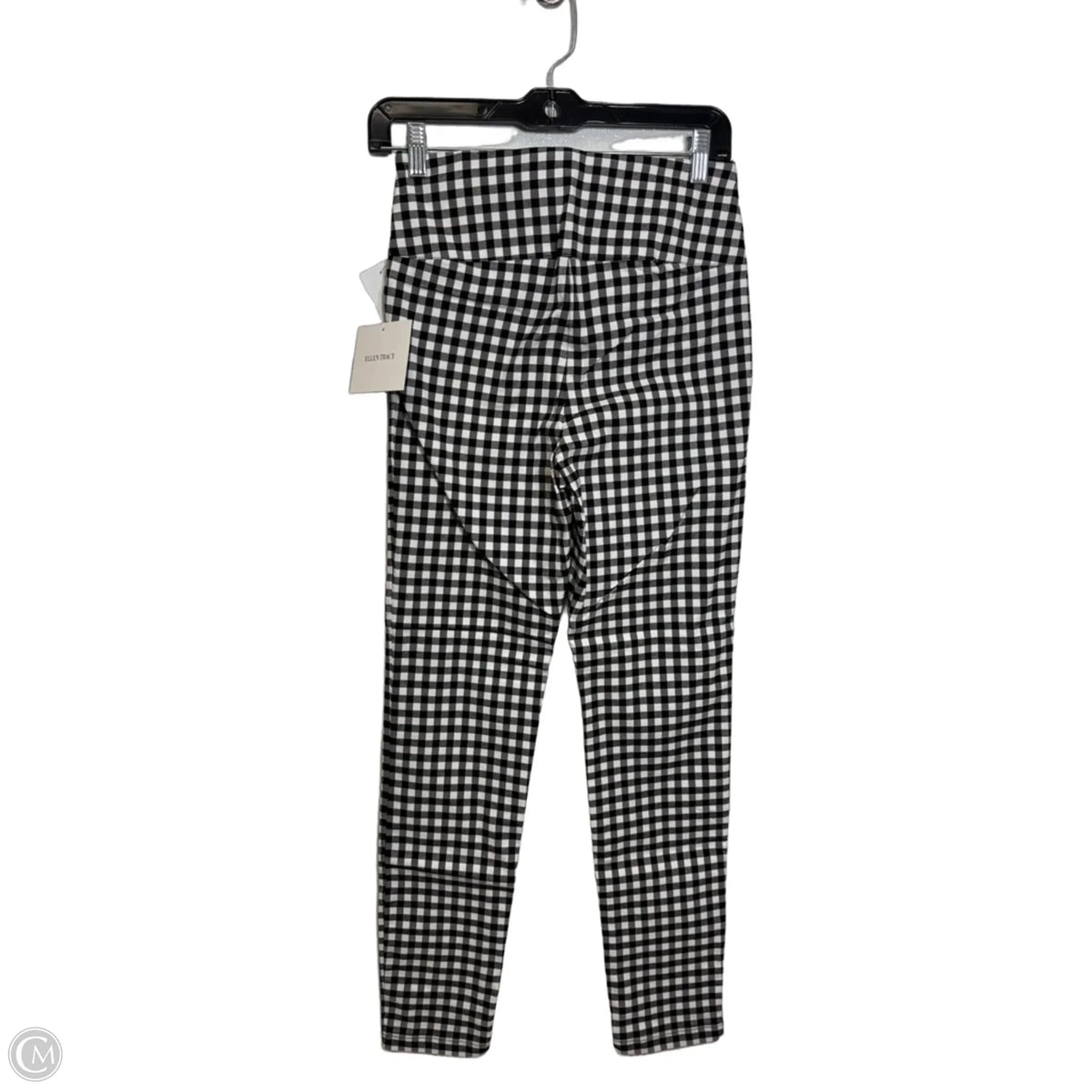 Pants Leggings By Ellen Tracy In Checkered Pattern, Size: S