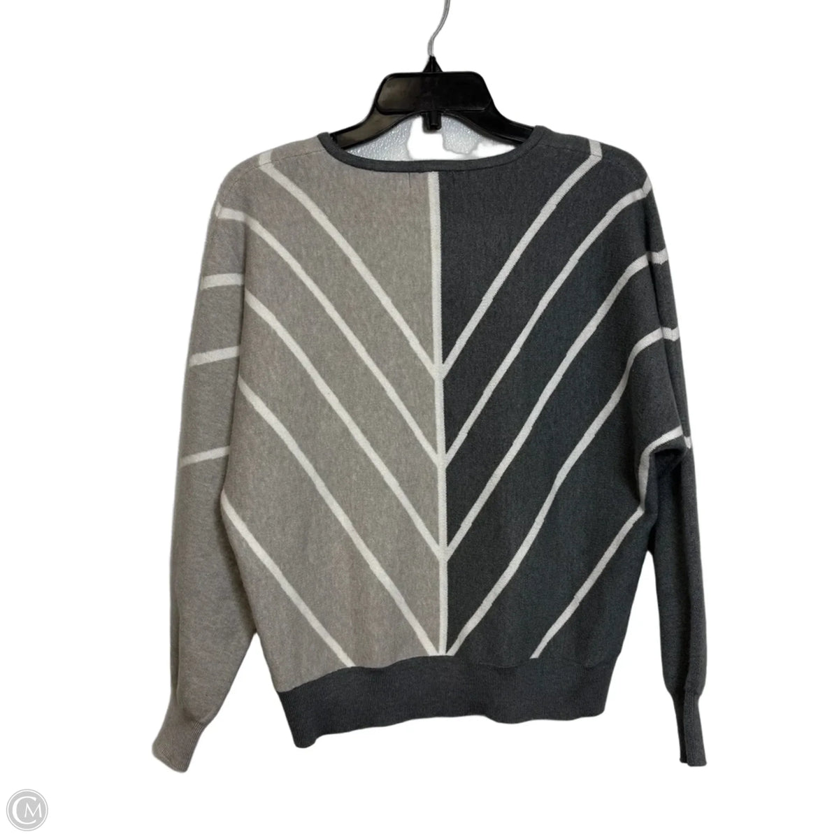 Sweater By Tahari In Grey, Size: M