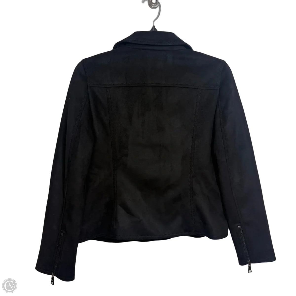 Jacket Moto By Ann Taylor In Black, Size: Sp