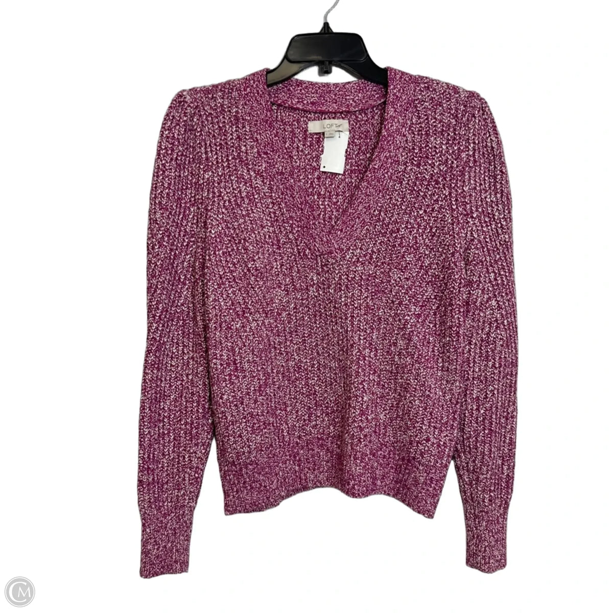 Sweater By Loft In Purple, Size: S