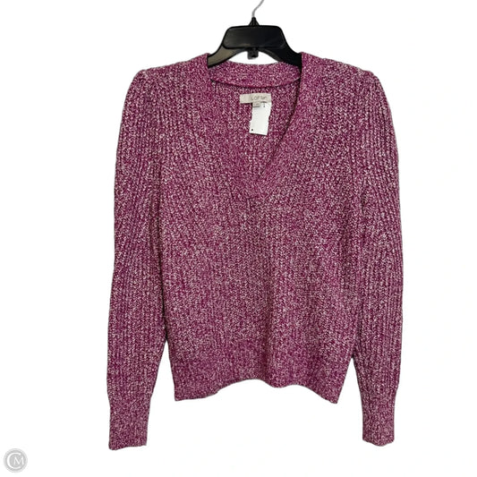 Sweater By Loft In Purple, Size: S