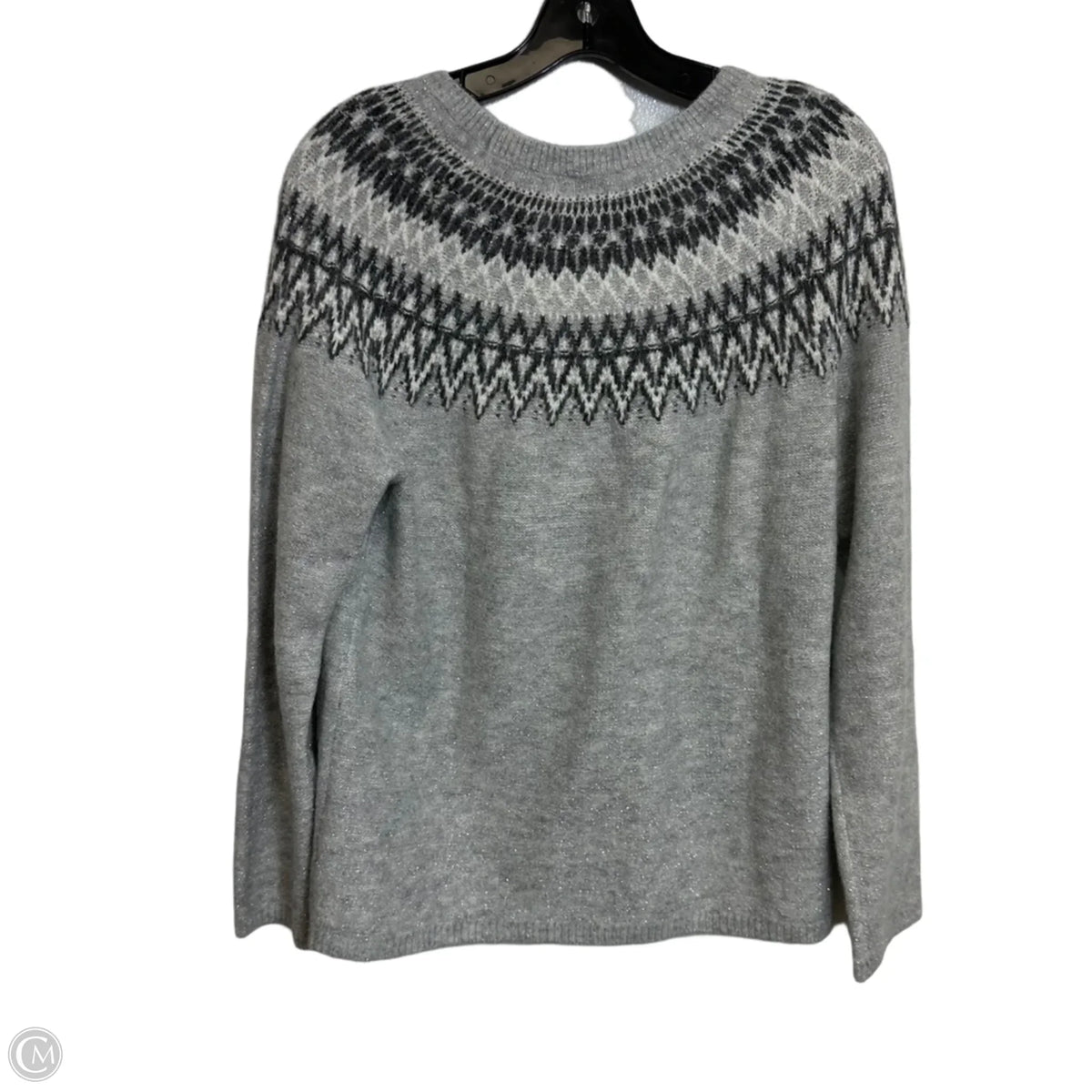 Sweater By Talbots In Grey, Size: M